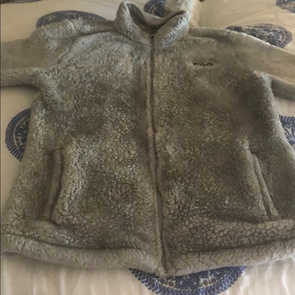 Gray Fils Sports furry jacket - Picture 1 of 5